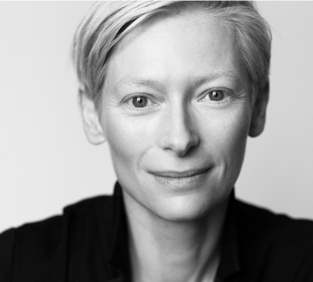 The portrait of Tilda Swinton